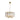 Zumaline Paris Lámpara de araña 6L E14 metal dorado, D 40cm
