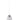 Keter Lighting Saya Lámpara colgante 1L E27 Al. 120.0cm