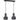 Lámpara colgante lineal Keter Lighting Luce 2L E27 H 120,0 cm