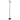 Lámpara de pie LED Näve h: 192 cm Matilda