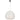 Anne Light & Home Bangalore Lámpara colgante 1L blanca D 70cm