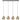 Lámpara colgante lineal Keter Lighting Callisto 4L E27 H 120,0 cm