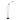 Steinhauer Punk 2L lámpara de pie negro LED, Al. 185cm