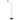 Steinhauer Punk 1L lámpara de pie negro LED, Al. 150cm