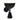 Anne Light & Home Fastlock aplique de pared 1L negro, Al. 28cm