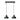Lámpara colgante lineal Keter Lighting Hebe 2L E27 H 120,0 cm