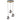 Keter Lighting Gracja Lámpara colgante 3L E27 Al. 120.0cm