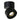 Mexlite Fez Black 1L Foco de techo plástico negro LED