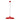 Steinhauer Crisip 1L lámpara colgante rojo acero E27, D 50cm