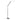 Steinhauer Serenade 1L lámpara de pie aluminio acero LED, Al. 140cm