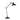 Anne Light & Home Kasket Lámpara de mesa operativa 1L metal negro E27