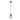 Lámpara colgante Keter Lighting Selene 1L E27 H 120,0 cm