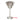 Anne Light & Home Lámpara Sign 1L Sobremesa metal gris E14
