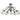 Lámpara de techo Keter Lighting Evie 5L E27 H 32,0 cm
