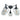 Lámpara de techo Keter Lighting Star 5L E27 H 26,0 cm