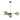 Lámpara de araña Keter Lighting Kaliope 4L E14 H 120,0 cm