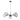 Lámpara de araña Keter Lighting Kaliope 6L E27 H 120,0 cm