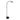 Steinhauer Turound Lámpara de pie 1L negro LED, Al. 145cm
