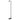 Steinhauer Rod 1L lámpara de pie base metal negro E27, Al. 160cm
