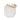Anne Light & Home Lámpara de mesa porcelana 1L blanco E14, Al. 20cm