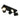 Steinhauer Points Noirs Foco de techo 3L metal negro GU10, An. 32cm