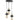 Lámpara colgante Keter Lighting Unica 3L E27 H 120,0 cm
