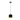 Lámpara colgante Keter Lighting Flow 1L E27 H 120,0 cm