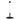 Anne Light & Home Lámpara colgante Wafer 1L negro D 42cm E27