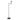 Steinhauer Rod 2L lámpara de pie con base negro LED/E27, Al. 120cm