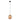 Steinhauer Bollique 1L lámpara colgante cristal ámbar E27, D 25cm