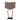 Steinhauer Rod 1L lámpara de mesa gris lino E27, Al. 71cm