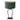 Steinhauer Rod 1L lámpara de mesa metal verde E27, Al. 71cm