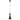 Lámpara colgante Argon Lukka 1L E27 Al. 108cm