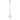 Lámpara colgante Argon Livia 1L E27 H 100cm