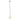 Lámpara colgante Argon Livia 1L E14 H 96cm