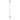 Lámpara colgante Argon Livia 1L E14 Al. 96cm