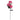 Estaca solar LED para suelo Näve Flower h: 79 cm rosa