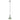 Lámpara colgante Argon Sines 1L E27 H 103cm