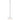 Lámpara colgante Argon Sines 1L E27 H 103cm