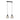 Lámpara colgante lineal Keter Lighting Foskal 2L E27 H 120,0 cm