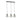 Lámpara colgante lineal Keter Lighting Foskal 3L E27 H 120,0 cm