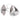 Oliver Aplique Incl.1xGU10 LED 5,5W Satinado/Cromo