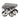 Spot-Light Ball Concrete 4L Focos de techo GU10 gris