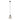 Lámpara colgante Atwood 1L de Keter Lighting, E27, altura 120,0 cm