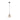 Lámpara colgante Keter Lighting Laya 1L E27 H 120,0 cm
