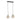 Lámpara colgante lineal Keter Lighting Laya 2L E27 H 120,0 cm