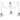 Lámpara colgante Keter Lighting Soho 3L E27 H 180,0 cm