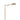 Mexlite Karl 1L lámpara de pie bronce LED, Al. 146cm