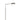 Mexlite Karl lámpara de pie 1L acero LED, Al. 146cm