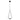 Lámpara colgante Kaja Neve negro 1L E14 Al. 90.0cm